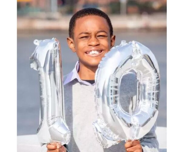 16" Silver Foil Balloon Number - Image 2