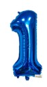 16″ Blue Foil Balloon – Number 1