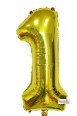 16″ Gold Foil Balloon – Number 1