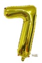 16″ Gold Foil Balloon – Number 7