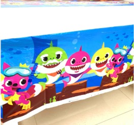 Baby Shark Plastic Rectangle Table Cover