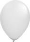 12″ Fiesta White Latex Balloons 10ct