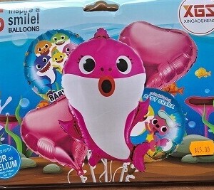 Baby Shark Balloon Kit 5ct