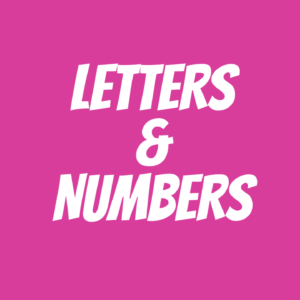 Letters and Numbers