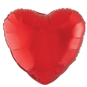 Red Heart Foil Balloon – 18 inch