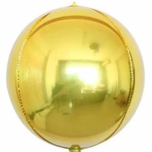 22 inch Orbz Foil Balloon – Gold