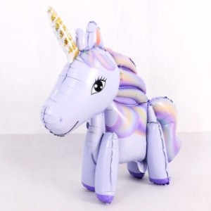 22 inches Unicorn Airwalker Foil Balloon – Purple