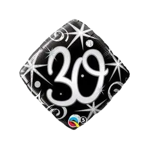 Std 30th Birthday Elegant Foil Balloon
