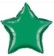 5″ Star Foil Balloon 5ct – Green
