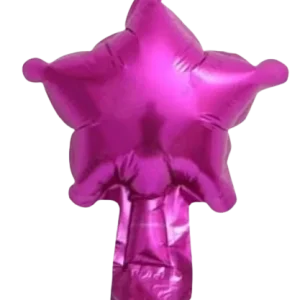 5″ Star Foil Balloon 5ct – Dark Pink