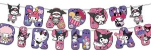 Kuromi Birthday Banner