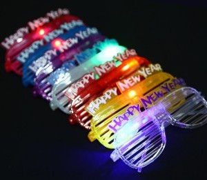 Happy New Year LED Glasses