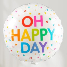 Std Oh Happy Day Foil Balloon