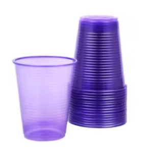 Fluorescent Purple Disposable Plastic Cups 12oz – 50ct