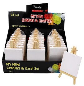 Canvas Panel Board with Easel – 3″x4″
