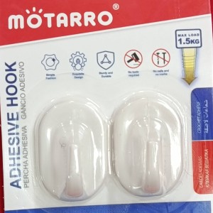 Adhesive Hooks 2ct