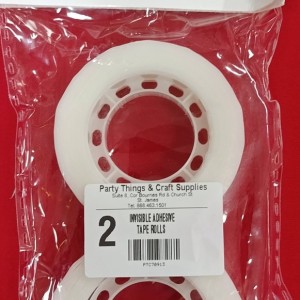 Motarro Invisible Adhesive Tape Rolls 2ct