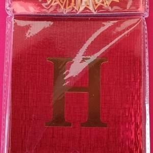 Happy Birthday Letter Banner – Glitter Red