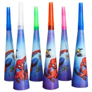 Spiderman Blow Horns