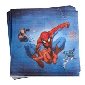 Spiderman Lunch Napkins 20c
