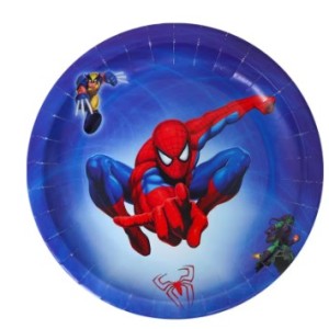 Spiderman Dessert Plates 6ct