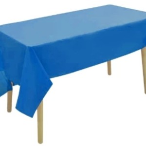Plastic Rectangle Table Cover 54″x72″- Blue