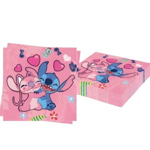 Lilo & Stitch Lunch Napkins 20ct – Pink