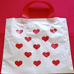 Hearts Plastic Bags 10×10 – 12ct