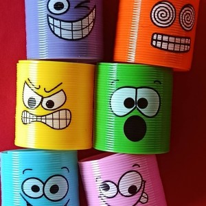 Wacky Faces Slinky 6ct