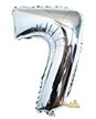 16″ Silver Foil Balloon – Number 7