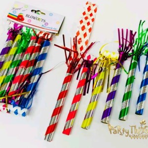 Stripe Dot Blow Outs