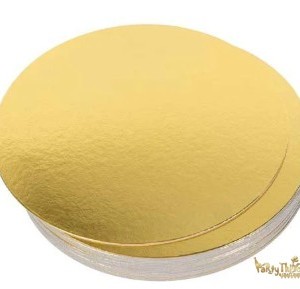 8″ Round Cake Board – Gold