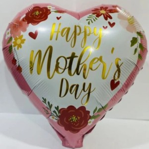 Happy Mother’s Day Peach Flowers – 18 inches