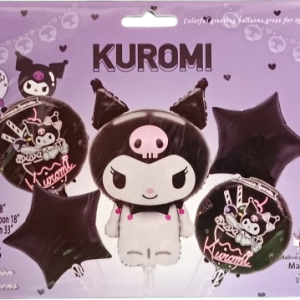 Kuromi Balloon Bundle Kit 5ct- Purple