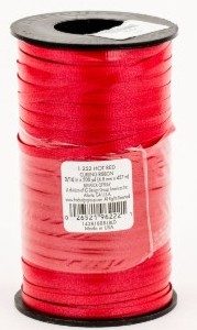 Berwick 3/16″ Curling Ribbon 500 yards – Hot Red