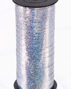 3/16″ Curling Ribbon 100 yards – Silver