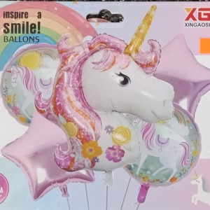 Unicorn Balloon Kit 5ct