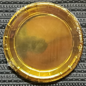 Paper Dessert Plates 10ct – Gold