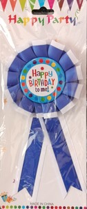 Happy Birthday to Me! Badge – Blue