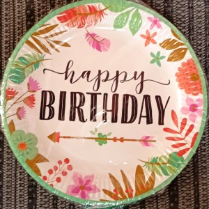 Happy Birthday Lunch Plates 10ct – Garden