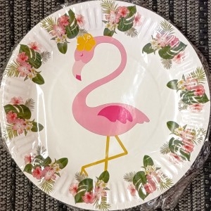Garden Flamingo Lunch Plate 10ct