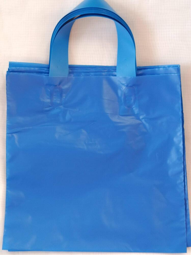 12ct Plastic Bags 10x10 - Blue - Image 4