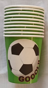 Football Paper Party Cup 10ct