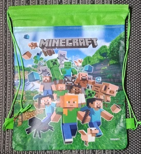 Minecraft Drawstring Tote Bag