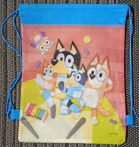 Bluey Drawstring Tote Bag
