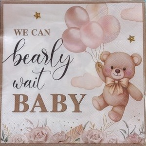 We Can Bearly Wait Lunch Napkins 20ct