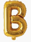 16″ Gold Foil Balloon –  Letter B