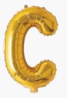 16″ Gold Foil Balloon –  Letter C