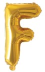 16″ Gold Foil Balloon –  Letter F