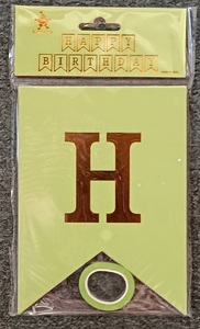 Happy Birthday Letter Banner – Mint Green